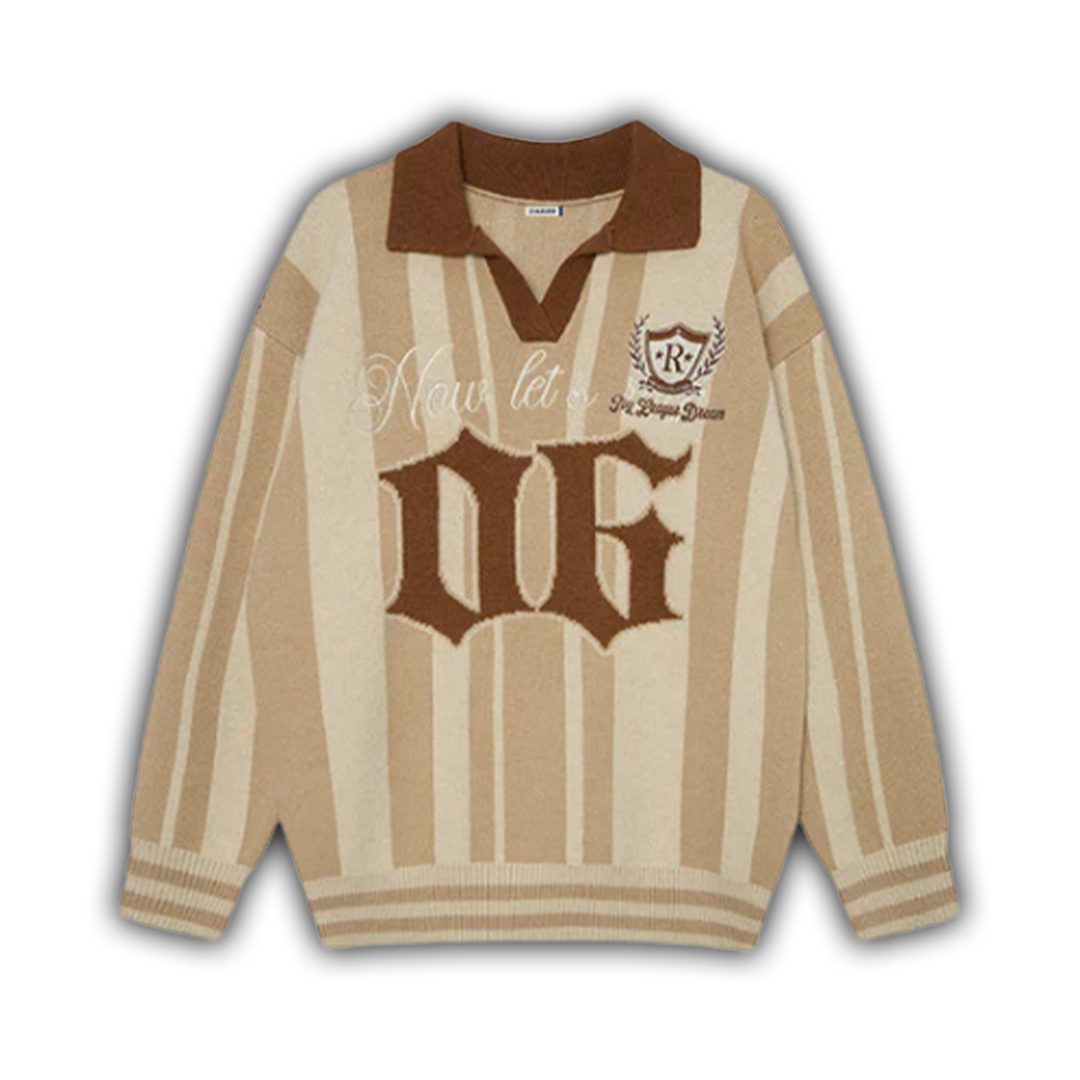 Rugby Polo Knit Beige