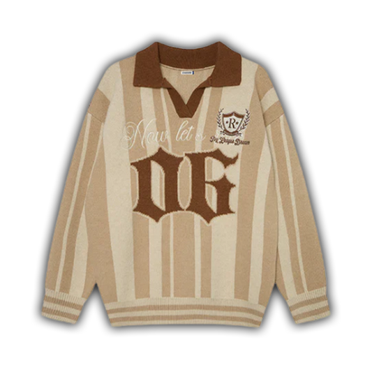 Rugby Polo Knit Beige