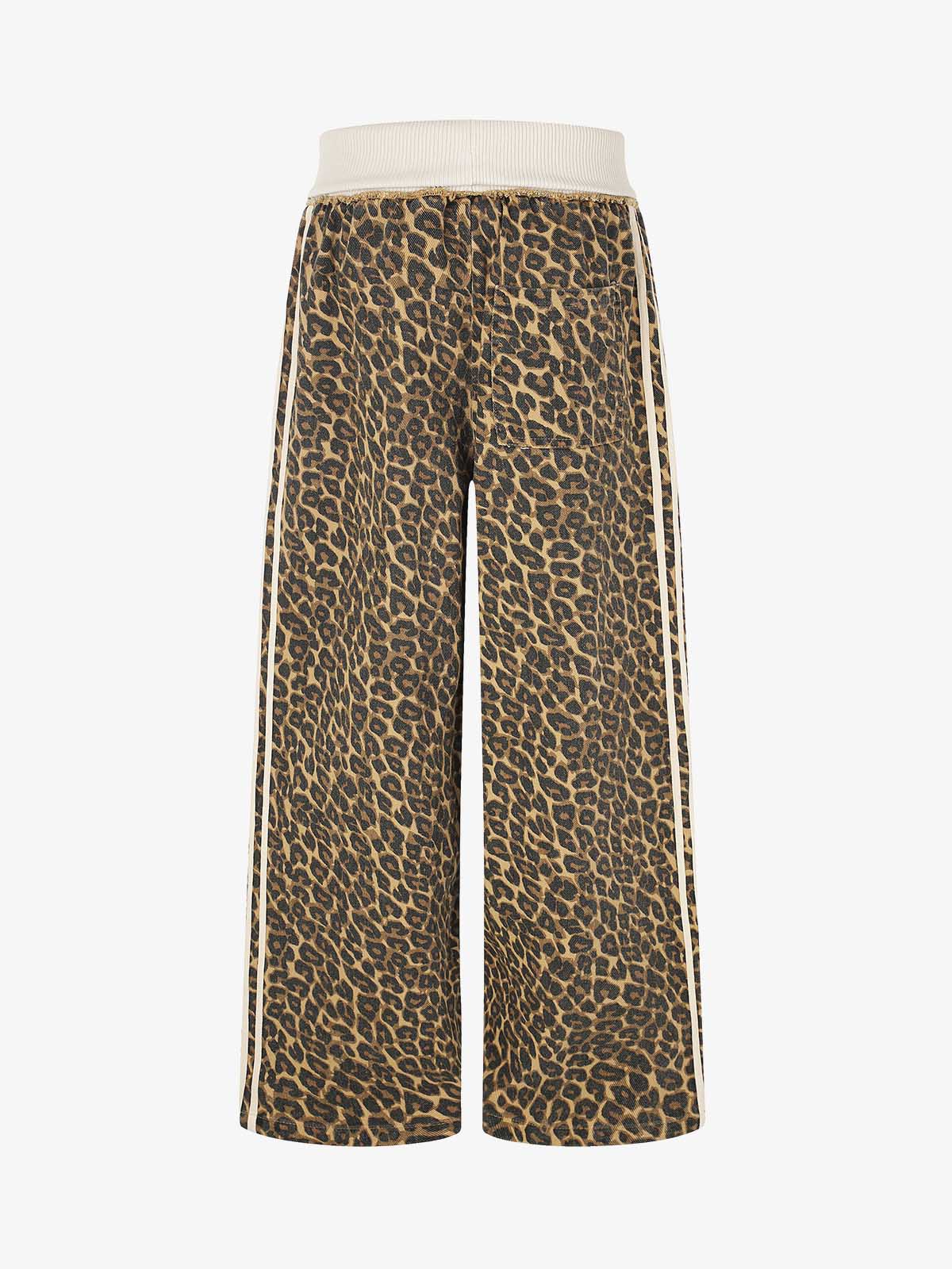 Leopard Patchwork Sweatpants; Leopard / S, Leopard / M, Leopard / L, Leopard / XL