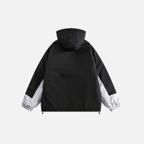 Y2K Oversized Windbreaker Hooded Jacket