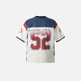 Insulated Y2K Patchwork Mesh Jersey Sport T-Shirt