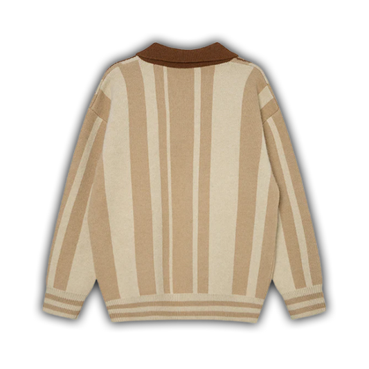 Rugby Polo Knit Beige
