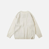Star Graphic Colorful Knitted Sweater