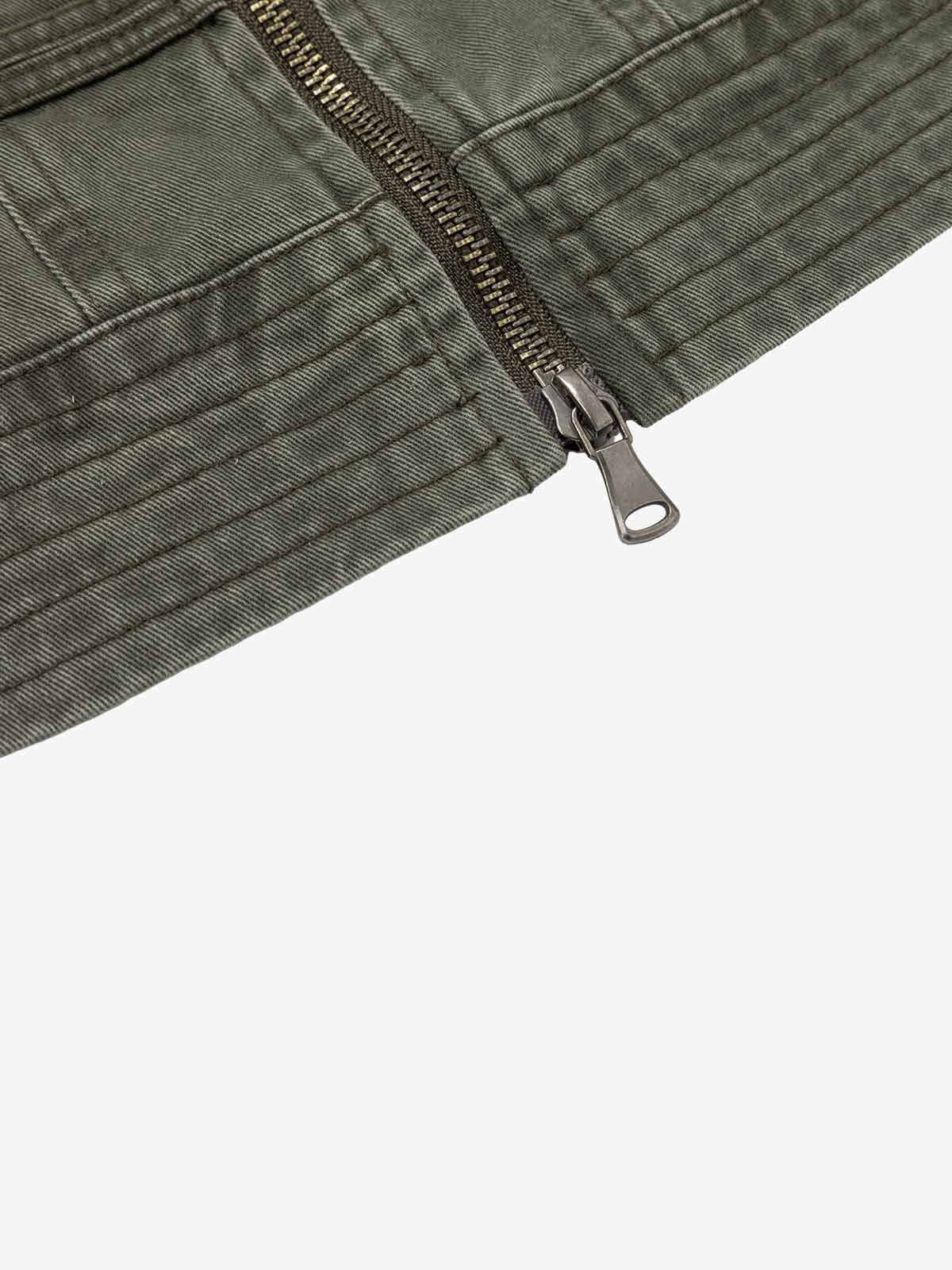Military Napoleon Button Slim Jacket; Army Green / S, Army Green / M, Army Green / L, Army Green / XL