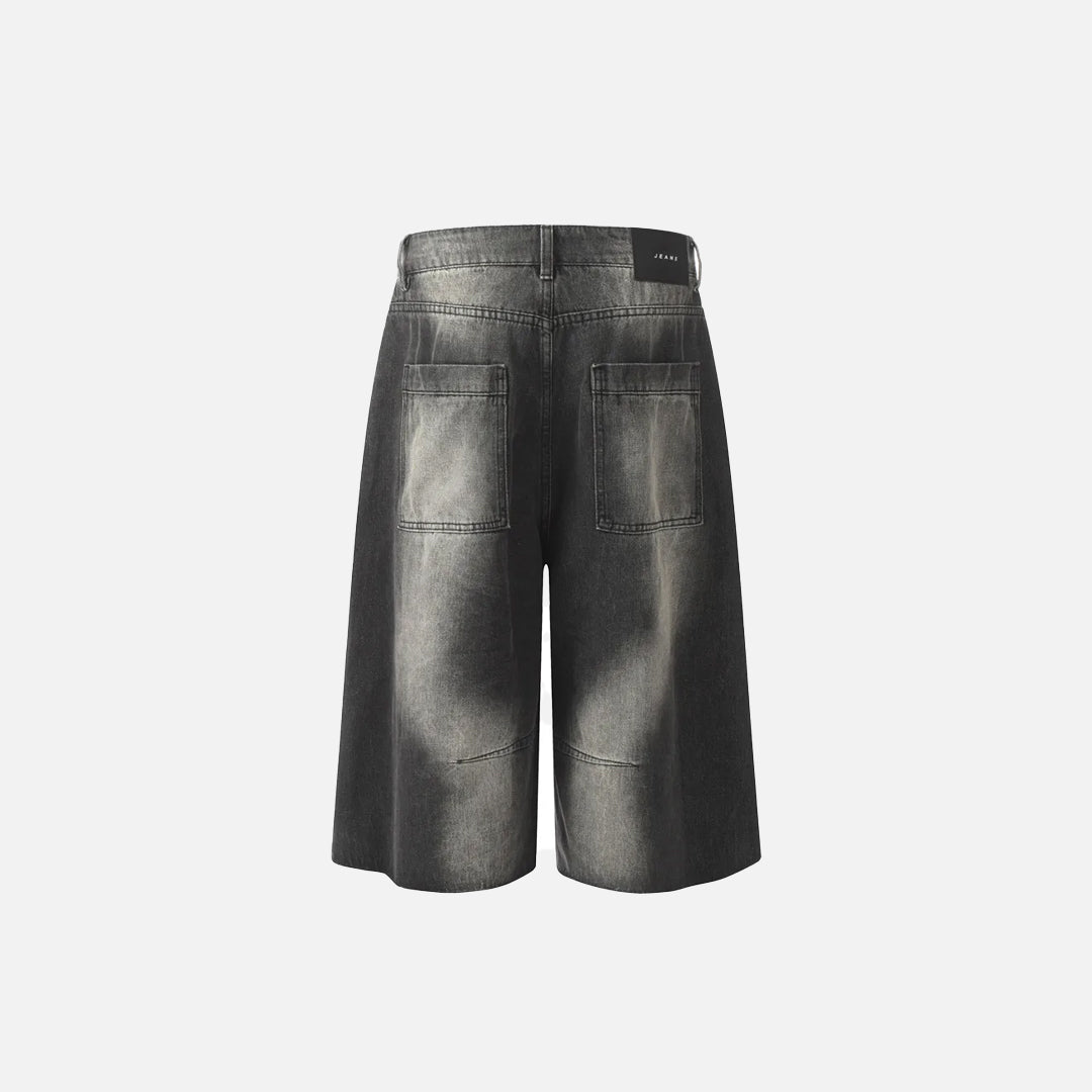 Y2K Rivets Washed Lightning Jorts