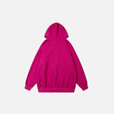 Star Oversized Zip-up Hoodie