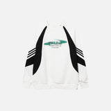Black & White Patchwork Sweatshirt