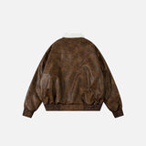 PU Faux Leather Retro Jacket