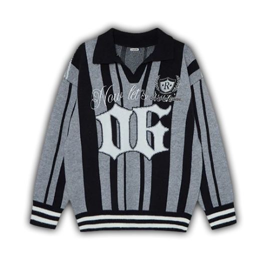 Rugby Polo Knit Black