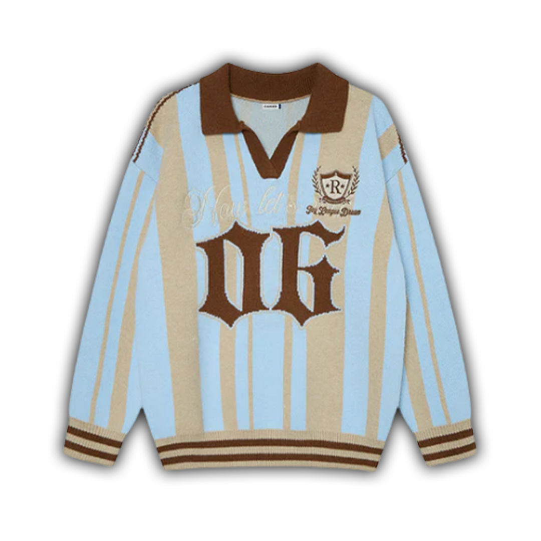 Rugby Polo Knit Beige