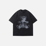 Soft Oversized Vintage Teddy Bear Graphic T-Shirt