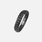 Leather Chain Magnetic Clasp Bracelet