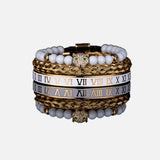 Set Crown Stainless Steel Bracelet