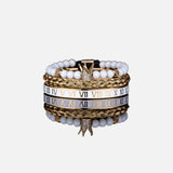 Set Crown Stainless Steel Bracelet