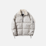 Stylish Winter Fur Collar Parka Puffer Jacket