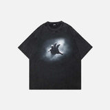 Oversized Retro Grasping Hand T-Shirt