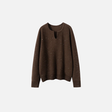 Y2K Sequin Design V-Neck Knit Sweater