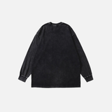 Streetwear Graphic Print Oversize Long Sleeve T-Shirt