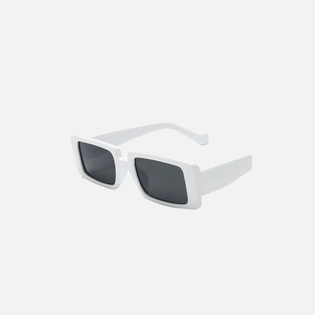Rectangular Thic Frame Sunglasses