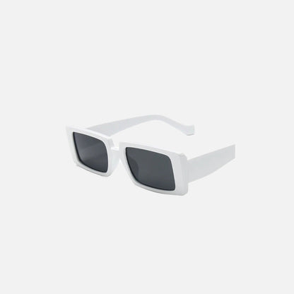 Rectangular Thic Frame Sunglasses