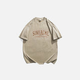 Korean Letter Print Soft Boy T-Shirt