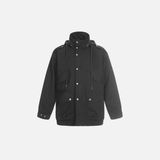 Stylish High Collar Multi Pocket Windbreaker Jacket