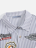 Boxy Racing Patch Short Sleeve Shirt