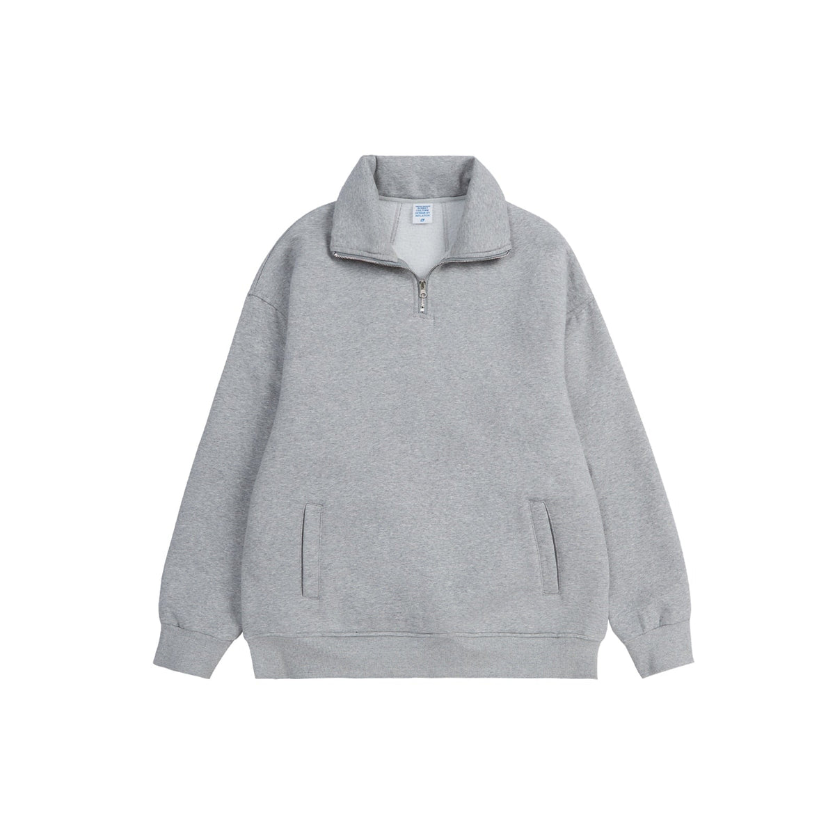 Half Zip-Up Sweatshirt Set