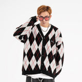 Plaid Oversized Cardigan