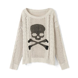 Hollow Out Gothic Knit Sweater