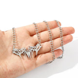Chain Wings Of An Angel Necklace