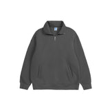Half Zip-Up Sweatshirt Set