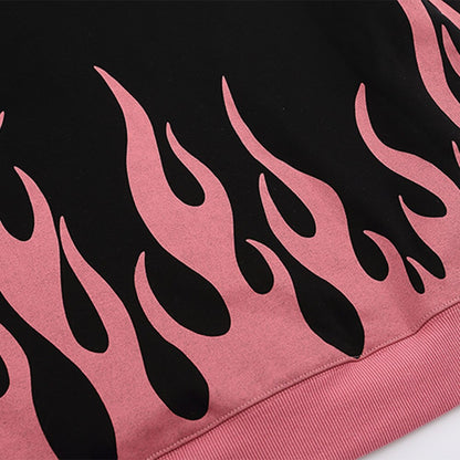 Vintage Fire Hoodie