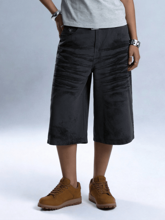 Brush Washed Longline Jorts