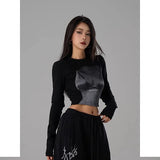 Y2K Solid Color Women's T-shirt