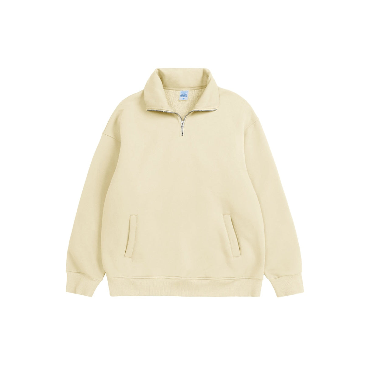 Half Zip-Up Sweatshirt Set