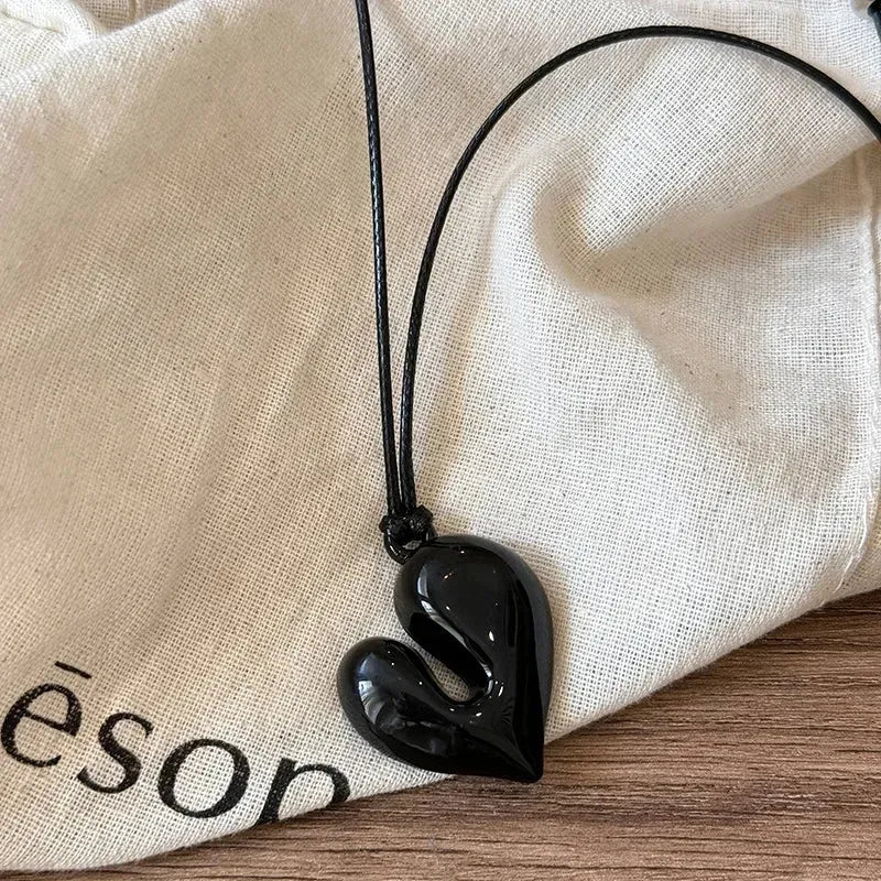 Abstract Heart Necklace