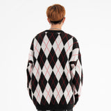 Plaid Oversized Cardigan