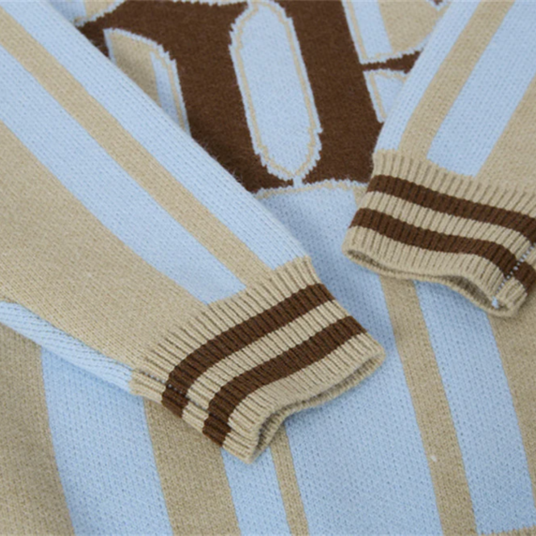 Rugby Polo Knit Beige