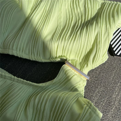 Asymmetric Cut-Out One Piece Swimsuit