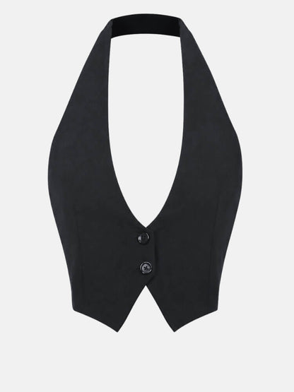 Backless Halter Vest