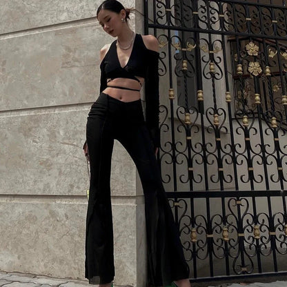 Baddie Cut-Out Wrap Top