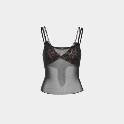 Baddie Leopard Top