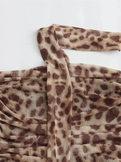 Baddie Leopard Tube Top