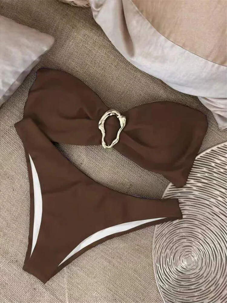 Bandeau Bikini Set