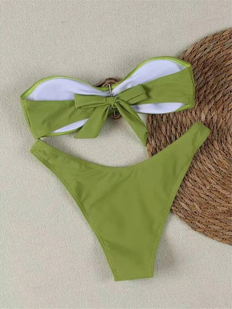 Bandeau Bikini Set