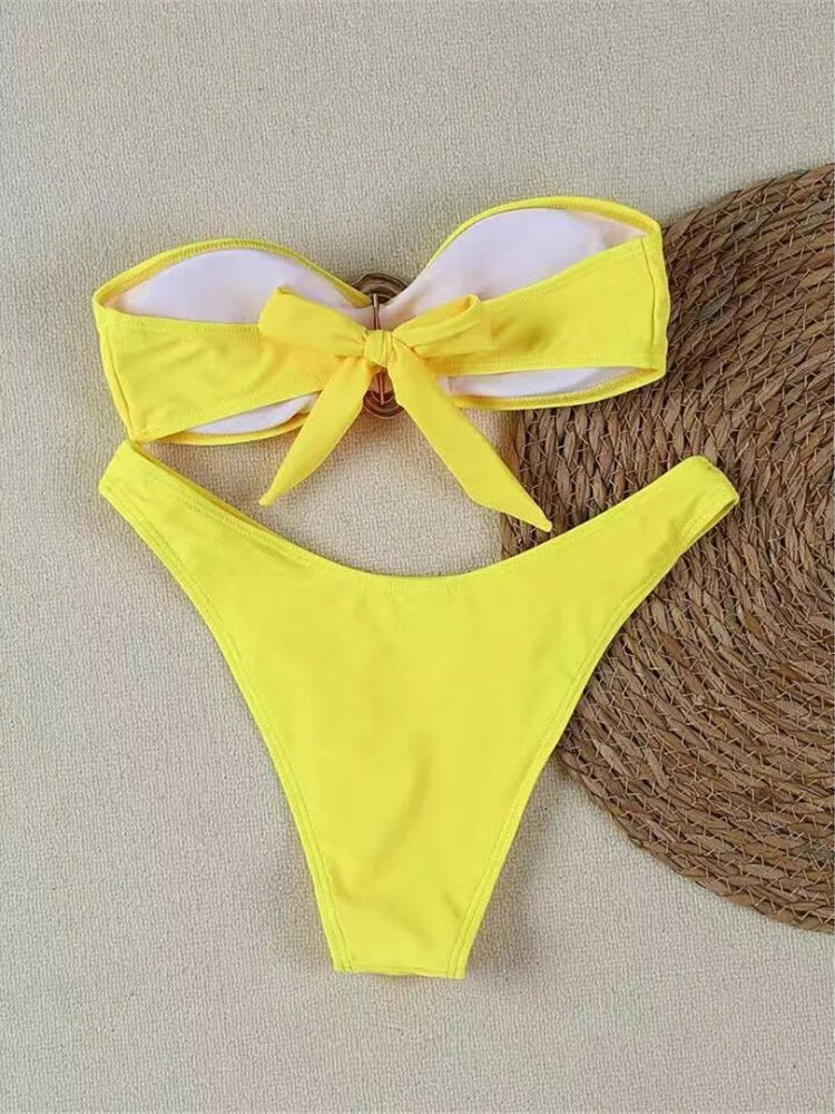 Bandeau Bikini Set