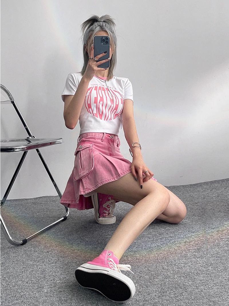 Barbie Pleated Mini Cargo Skirt for Trendy Fashionistas