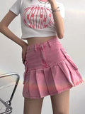 Barbie Pleated Mini Cargo Skirt