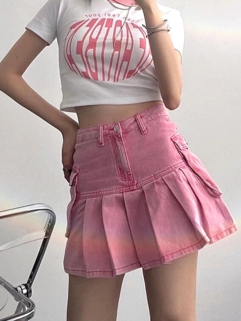 Barbie Pleated Mini Cargo Skirt for Trendy Fashionistas